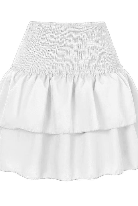 Aurelie | Playful Ruffle Bohemian Skirt with Vibrant Print - Lumina 9