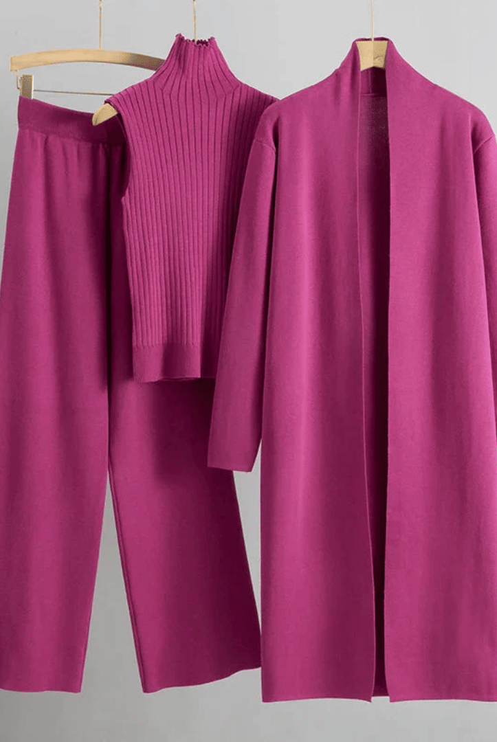 Lightweight spring women's pant set by Lumina Wear featuring tailored fit and coordinated style in a stylish, comfortable design.