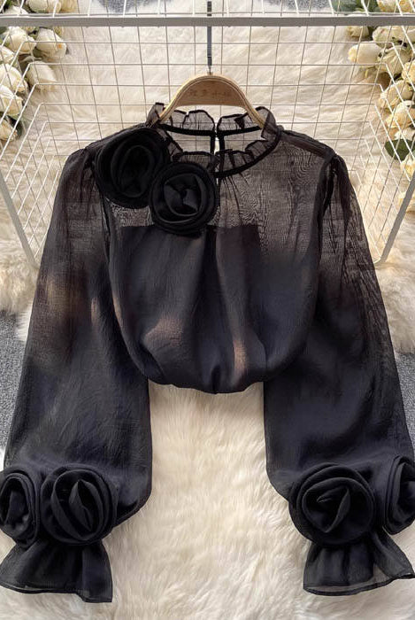 Elegant spring blouse by Lumina Wear featuring a graceful silhouette and lightweight fabric, perfect for stylish warm-weather outfits.