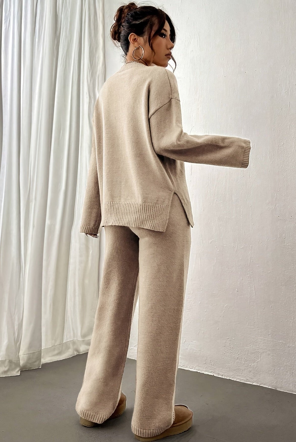 Isabella Lumina Wear relaxed fit two-piece matching clothing set with coordinated style, featuring comfortable fabric and casual design.