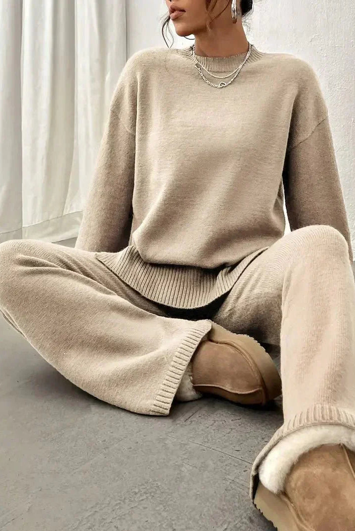 Isabella Lumina Wear relaxed fit two-piece matching outfit set with coordinated style, featuring comfortable fabric and modern design.
