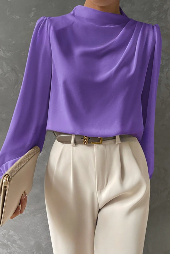Lumina Wear Madison relaxed fit blouse featuring elegant design and timeless appeal, shown in a stylish, comfortable fit.