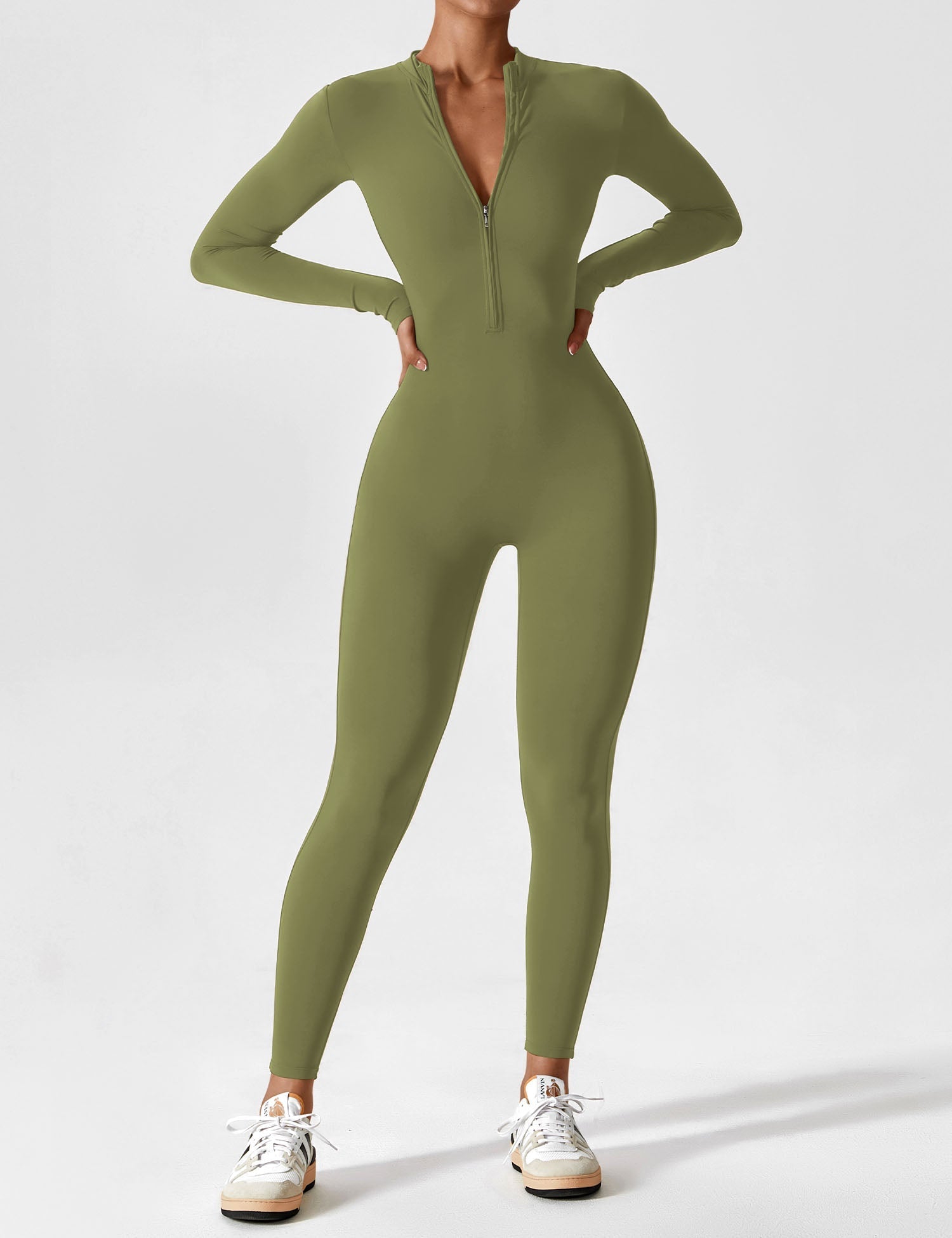 Lumina Wear Penelope sleek fitted two-piece dress set with zip detail, stylish and modern for versatile fashion looks.