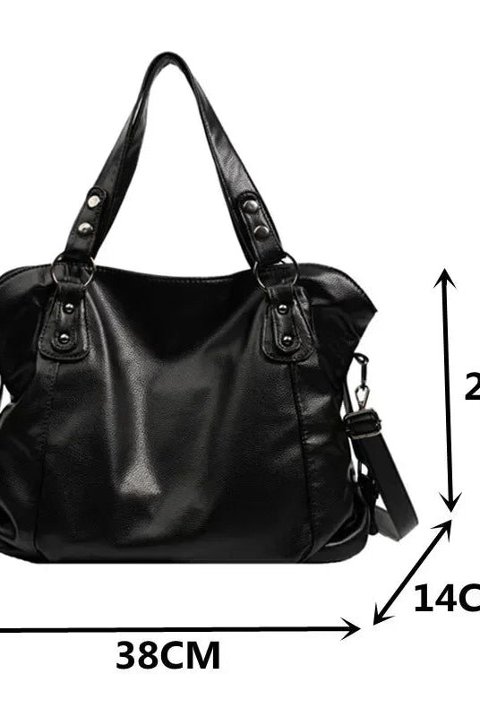 Victoria | Chic Structured Hobo Shoulder Bag with Dual Straps - Lumina 6