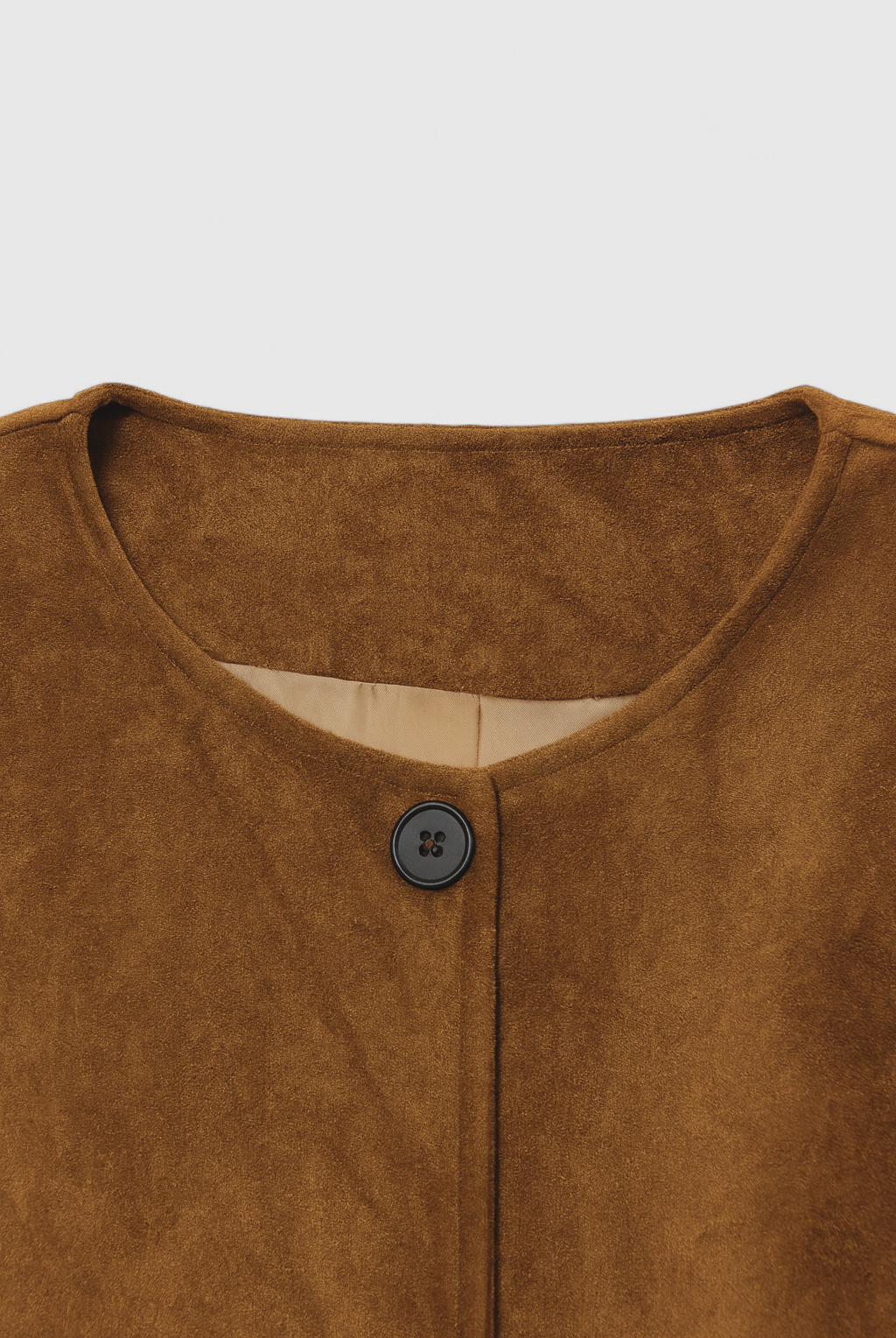 Vintage-inspired women's jacket by Lumina Wear, featuring a chic casual design with timeless style and classic details.