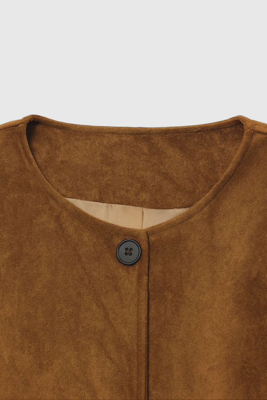 Vintage-inspired women's jacket by Lumina Wear, featuring a chic casual design with timeless style and classic details.