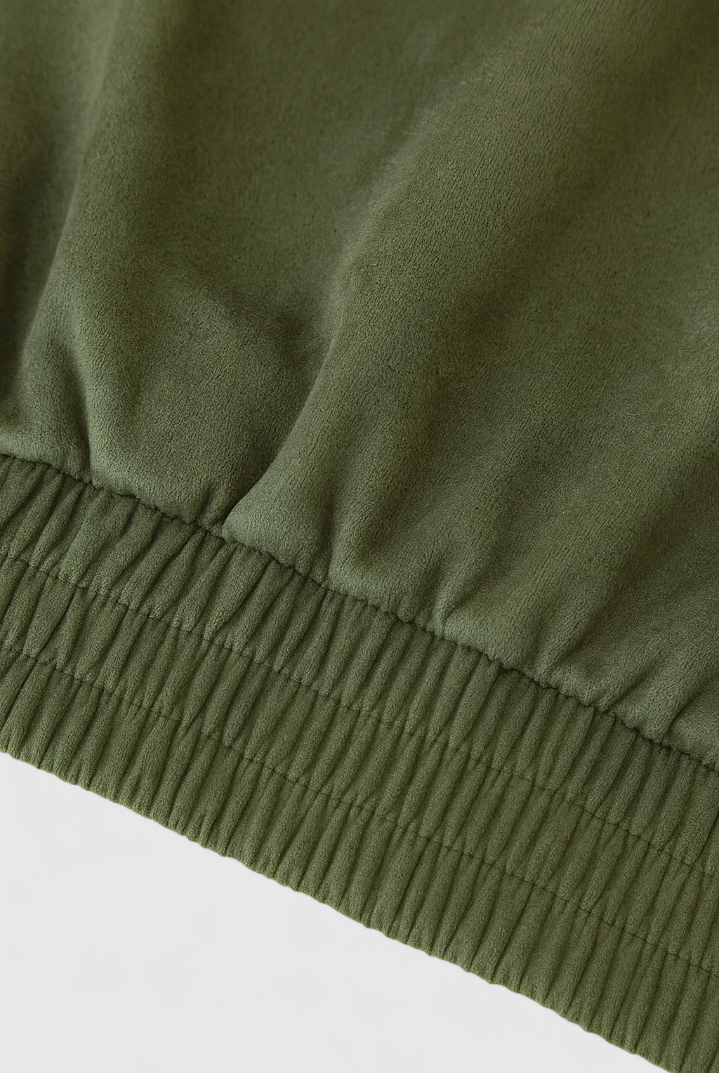Elegant green bomber jacket from Lumina Wear, featuring a stylish fit and timeless design perfect for casual or chic outfits.