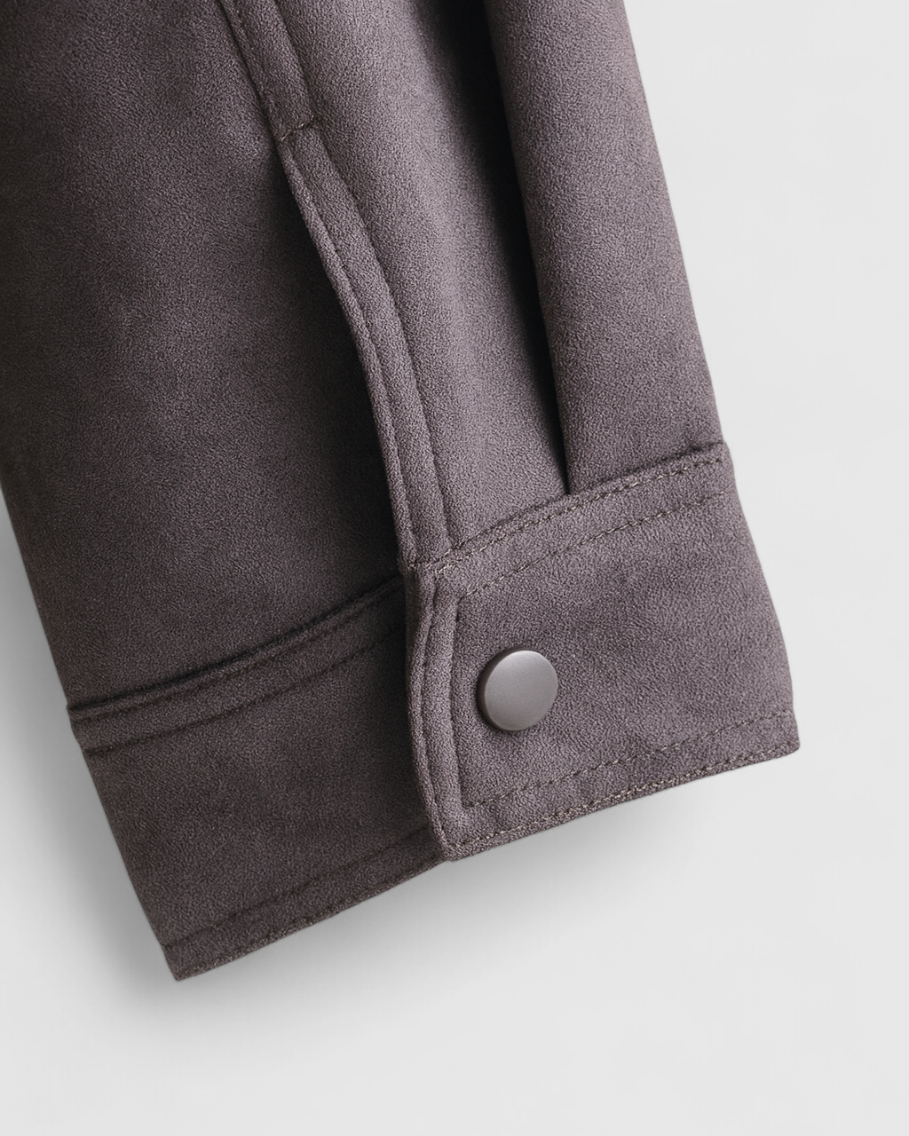 Victoria Lumina dark gray bomber jacket with stand collar, stylish and trendy for casual wear.