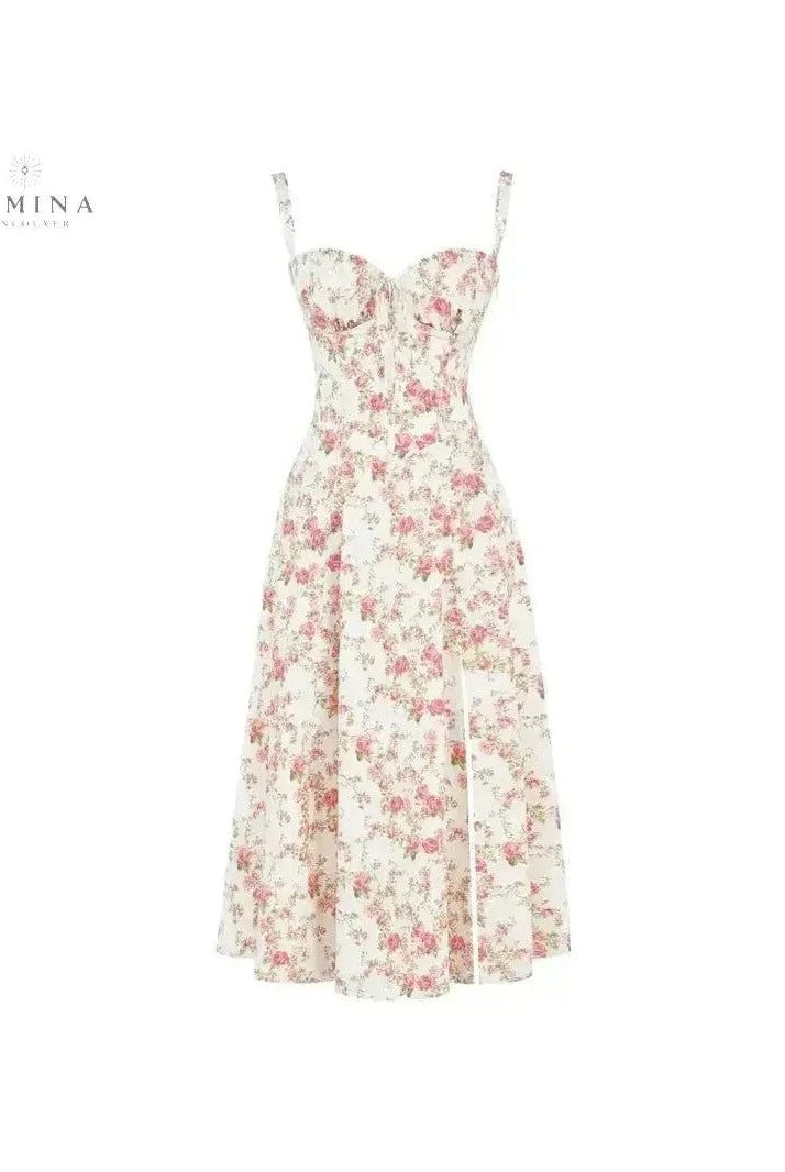 Yellow Alina waist dress by Lumina Wear, elegant evening dress with flattering fit and chic style, perfect for wedding guests.