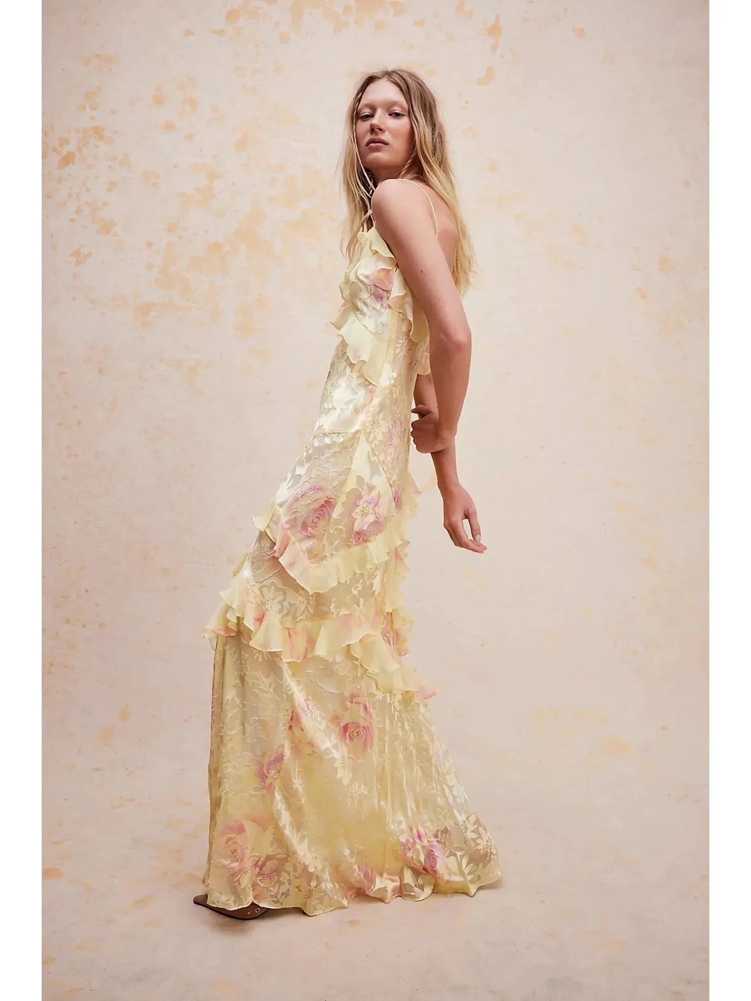 Pink lightweight sleeveless maxi dress from Lumina Vancouver, styled with a relaxed fit and flowy fabric.