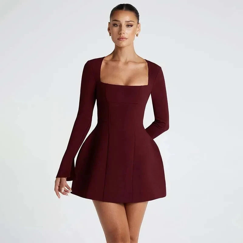 Aria | Women's Mini Dress Fit and Flare - Lumina Vancouver - Lumina Vancouver