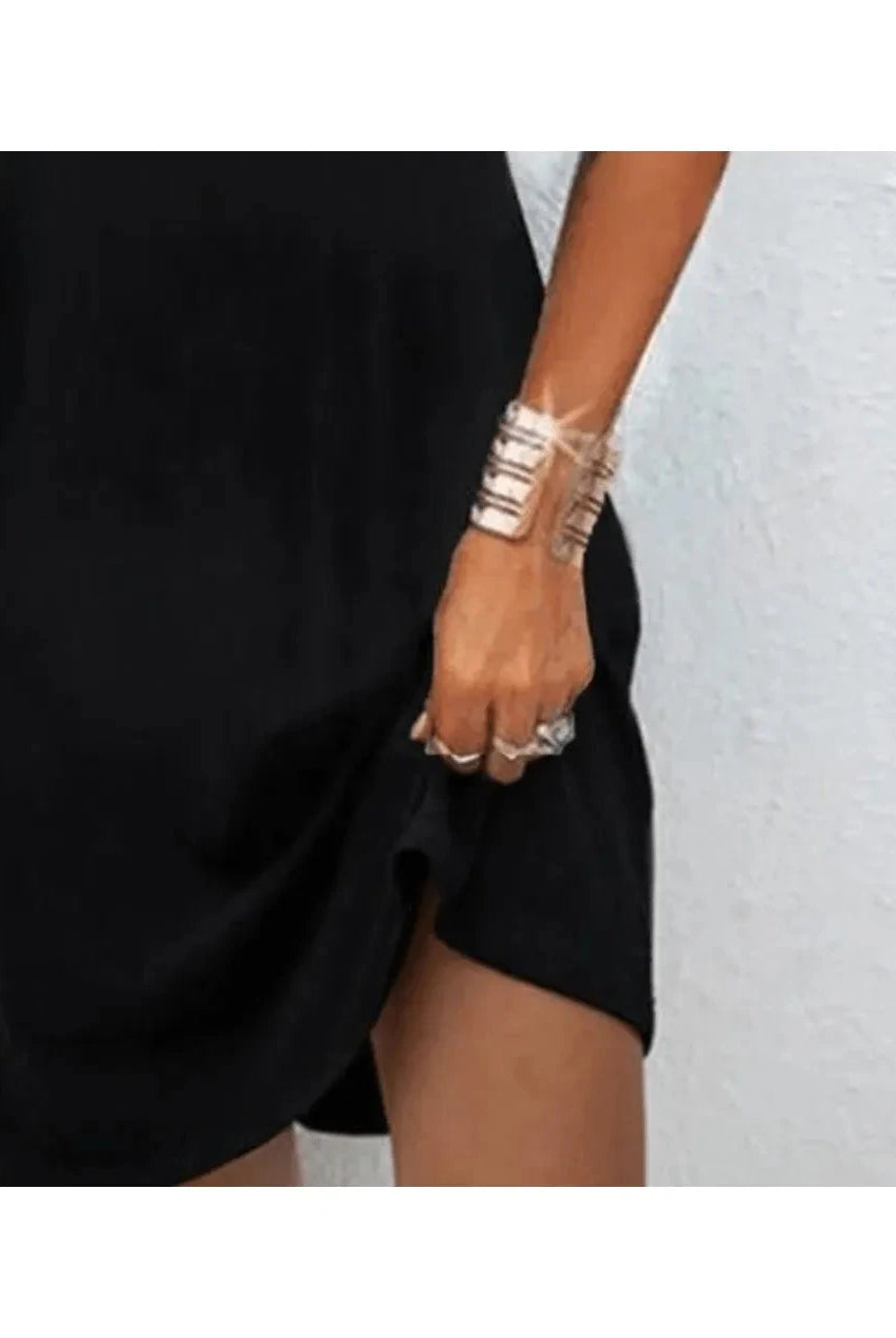 Lumina Vancouver Avril™ Chic Off-Shoulder Dress in S, stylish and elegant for special occasions, with a trendy off-shoulder design.