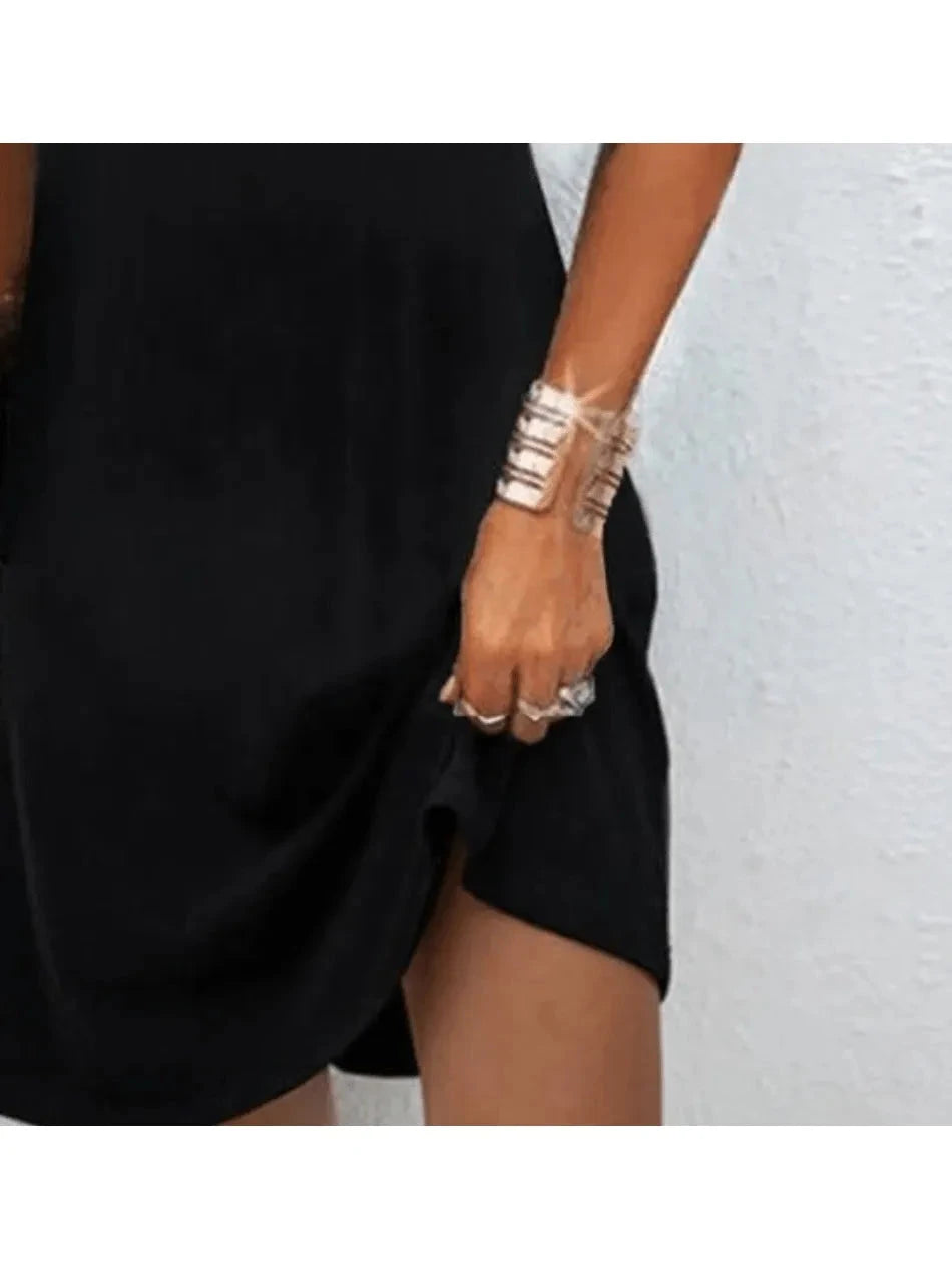 Lumina Vancouver Avril™ Chic Off-Shoulder Dress in S, stylish and elegant for special occasions, with a trendy off-shoulder design.