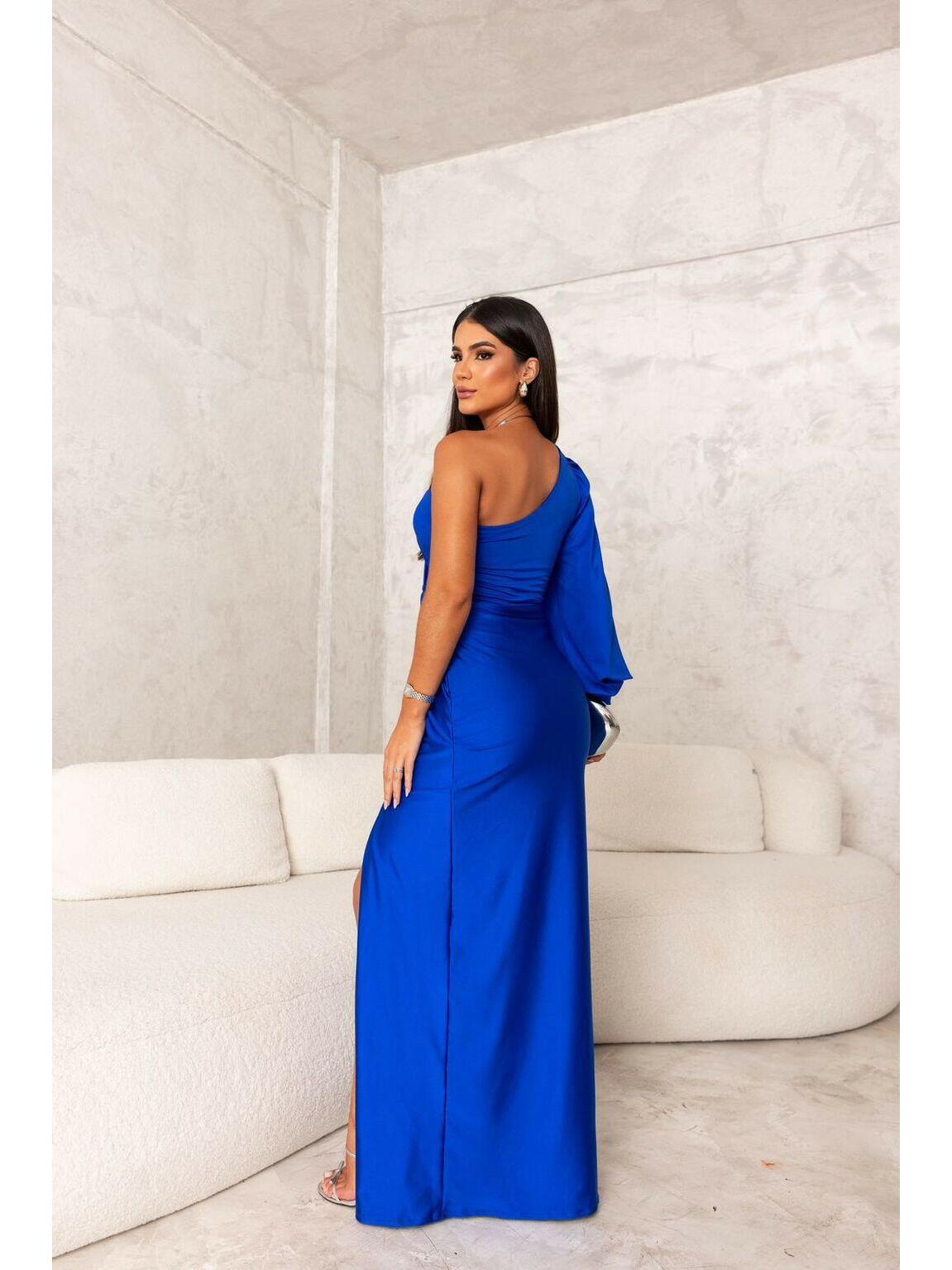Olive green Becca satin maxi dress by Lumina Vancouver, elegant wedding guest gown with flowing fabric and sophisticated style.
