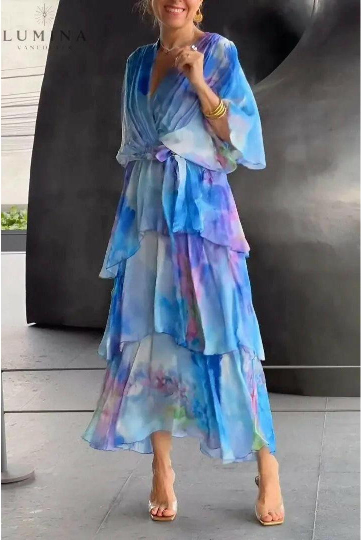 Betty - Stunning V-Neck Dress - Lumina Vancouver