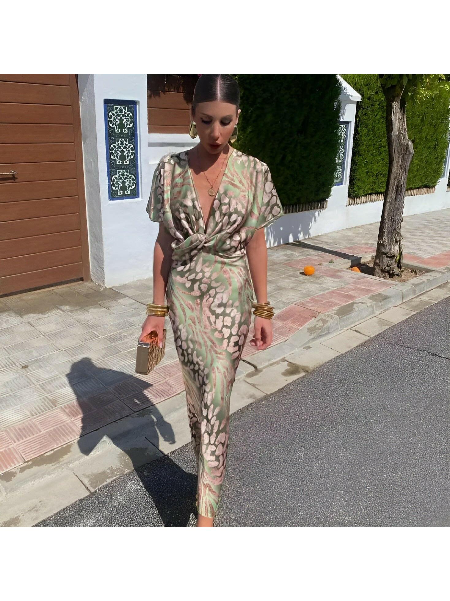 Elegant Cara™ Classy Long Dress by Lumina Vancouver, showcasing a stylish, floor-length dress with a sophisticated design.