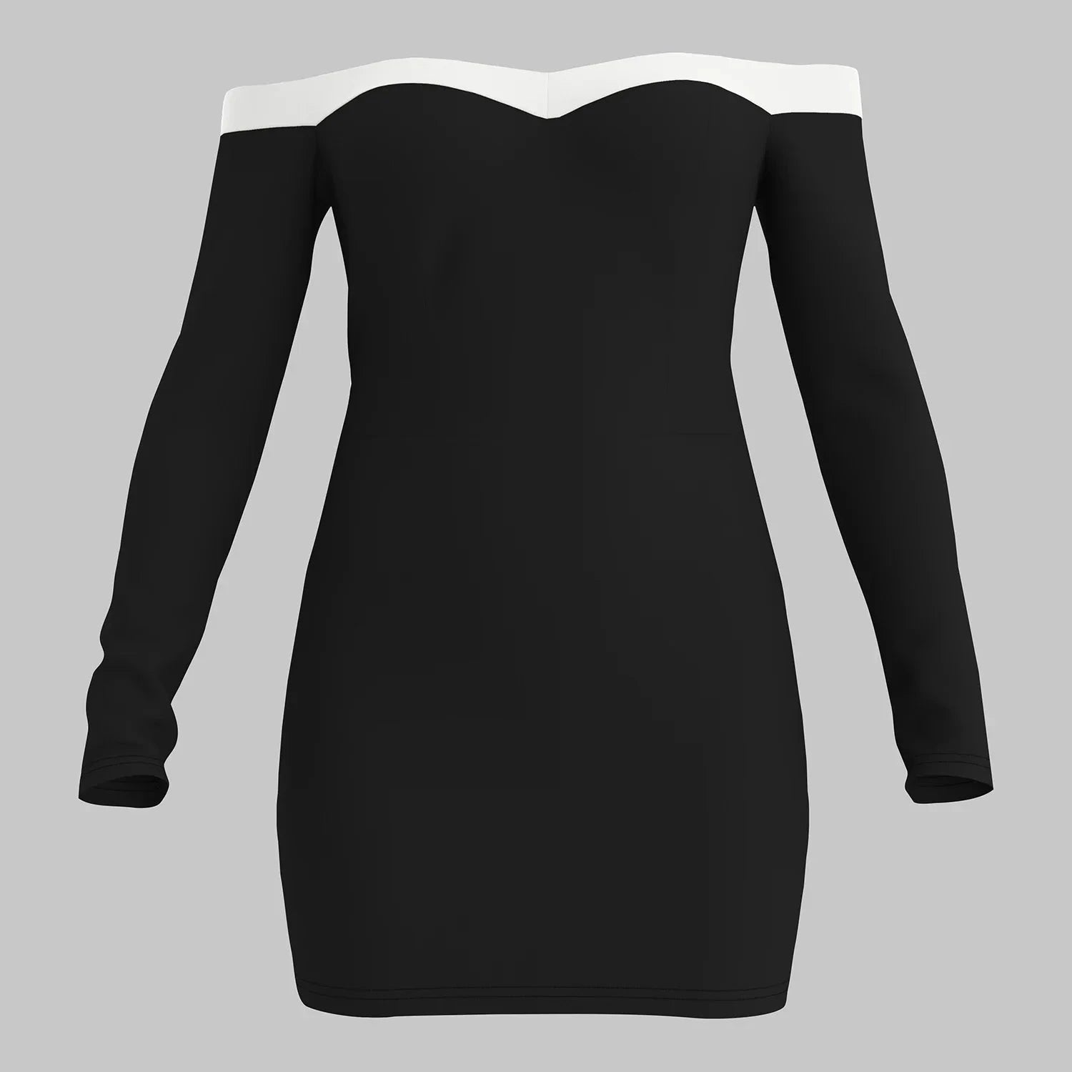 Black Celeste Moonstone bodycon dress by Lumina Vancouver, mini dress with fitted silhouette and elegant design.