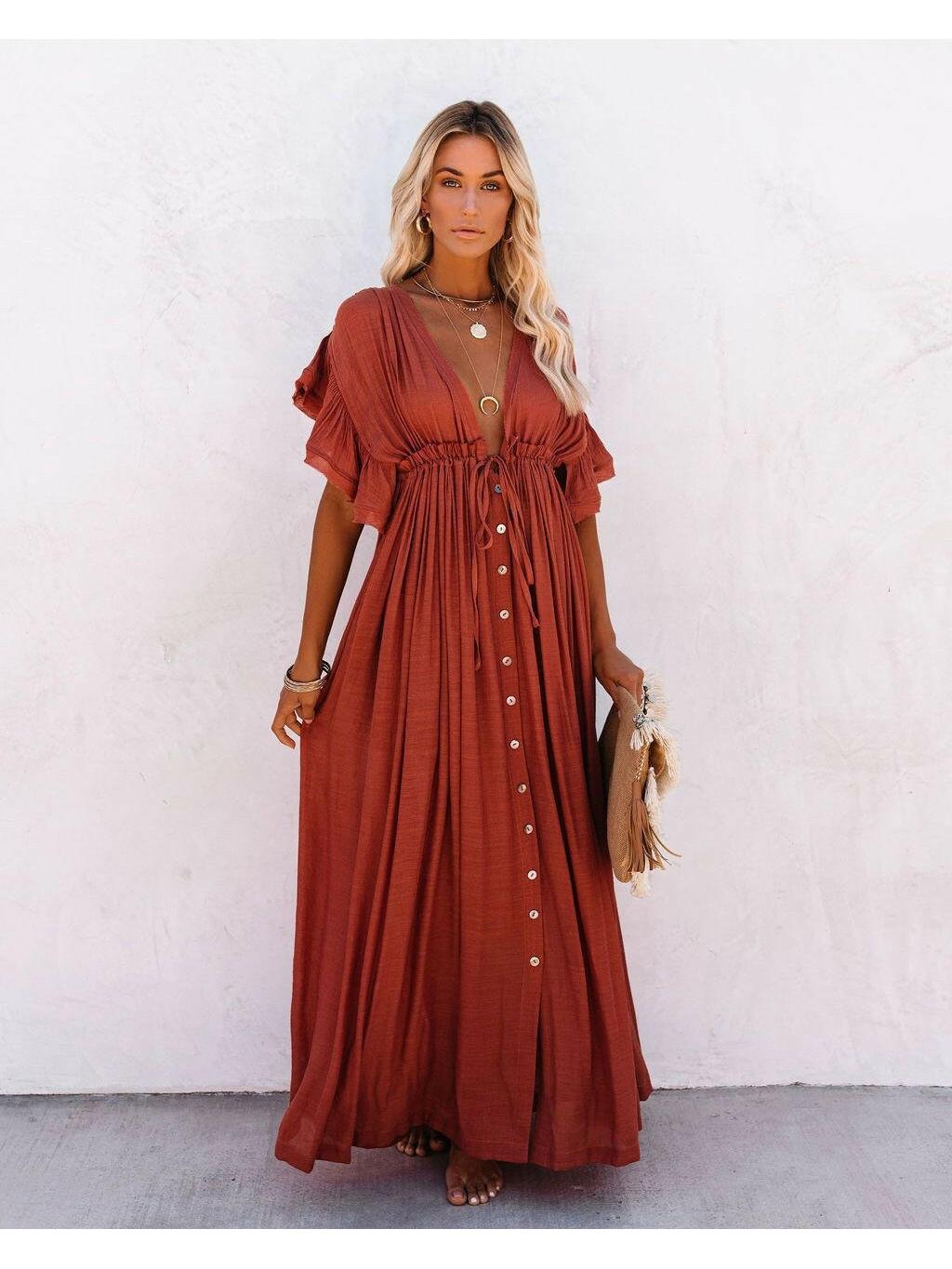 Black Coleen™ Airy Maxi Dress by Lumina Vancouver, flowing fabric, sleeveless design, perfect for summer occasions.