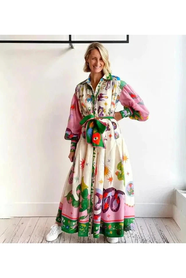 Delphina - Italian Maxi Dress - Lumina Vancouver