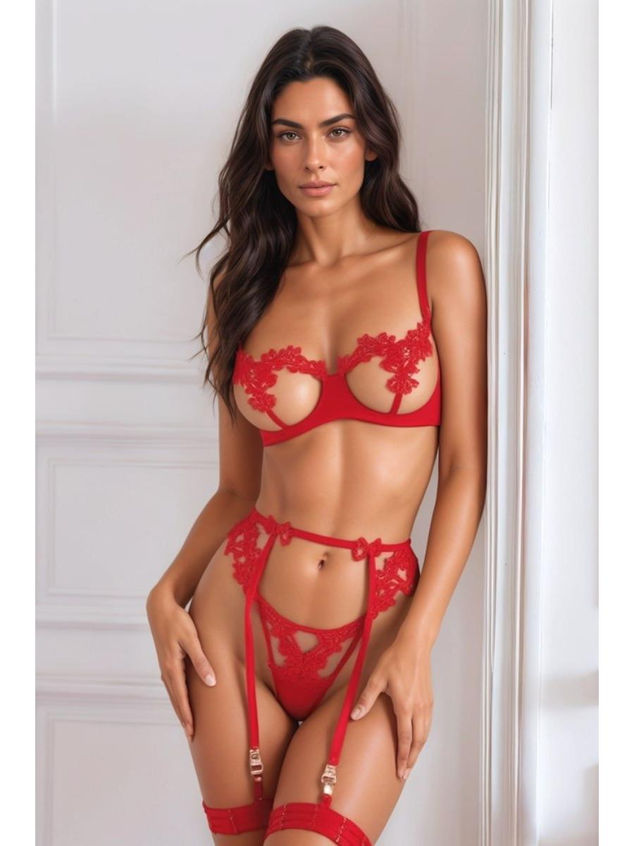 Lumina Vancouver Impi Lingerie Set in black featuring a matching bra and panty for a stylish, comfortable lingerie look.
