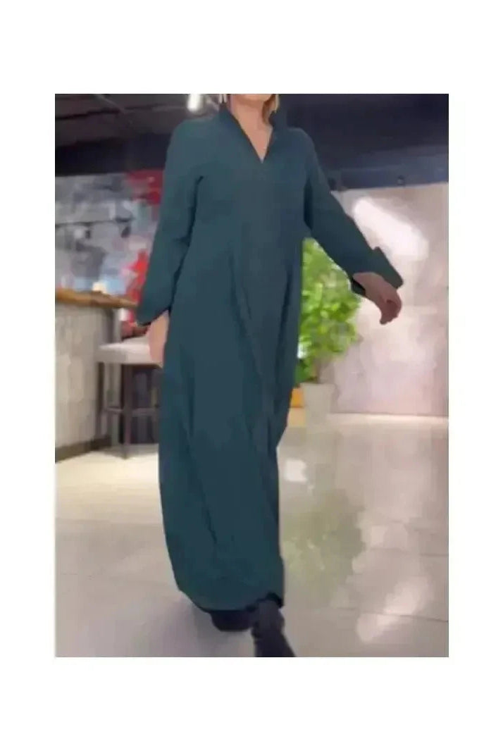 Evia Long Sleeve Dress by Lumina Wear in claret, featuring a stylish long sleeve design and elegant fit.