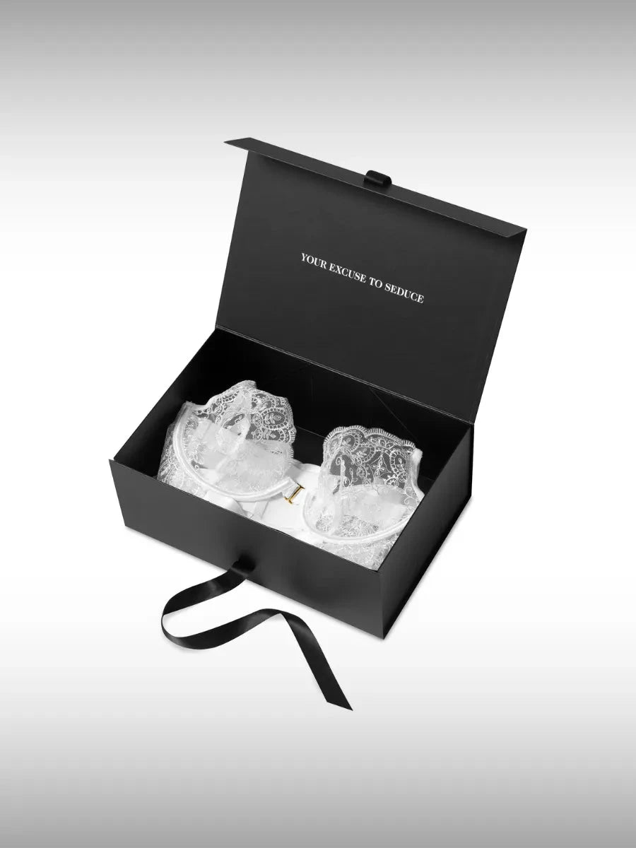 Luxurious gift box from Lumina Vancouver, perfect for surprising your lover with thoughtful presents and elegant packaging.