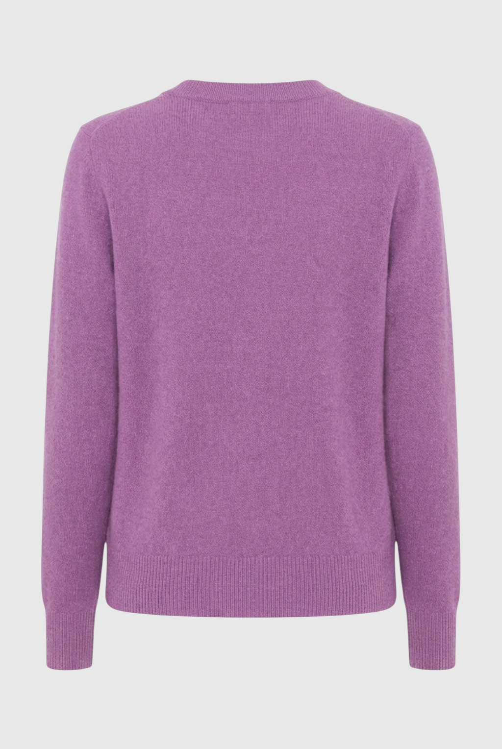 Dark purple Lumina Wear Isabella cozy sweater with a flattering fit, featuring soft knit fabric and long sleeves.