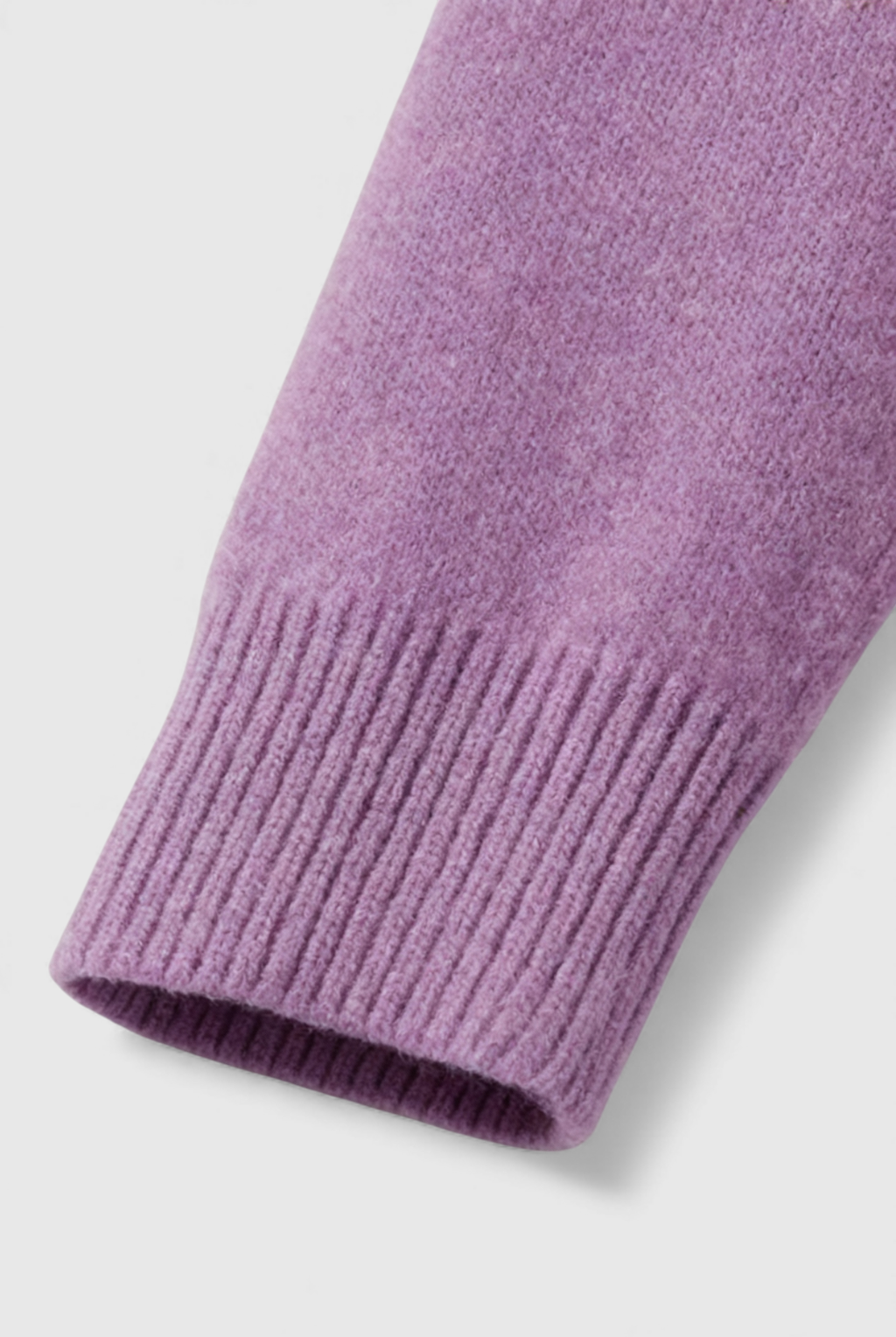 Dark purple Lumina Wear Isabella sweater with a cozy, flattering fit, featuring long sleeves and soft knit fabric.