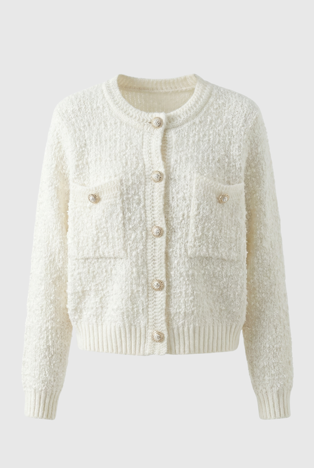 Lumina Wear Isabella cozy open-front cardigan with ribbed details, soft knit sweater for comfortable layering.