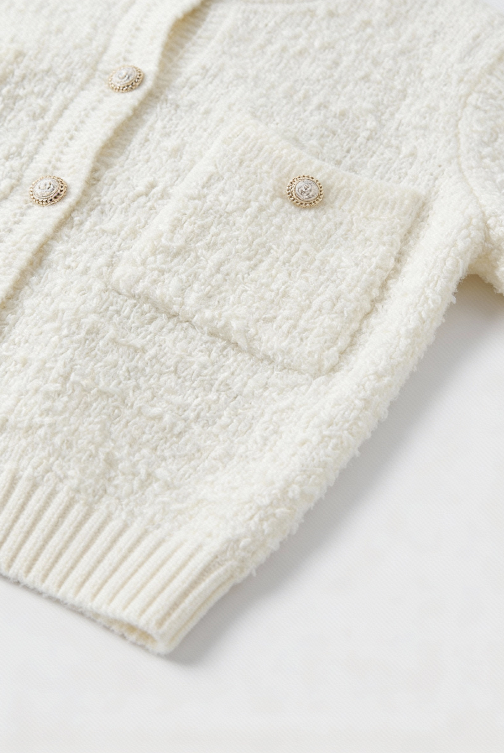 Lumina Wear Isabella cozy open-front cardigan with ribbed details, soft knit sweater perfect for casual layering.