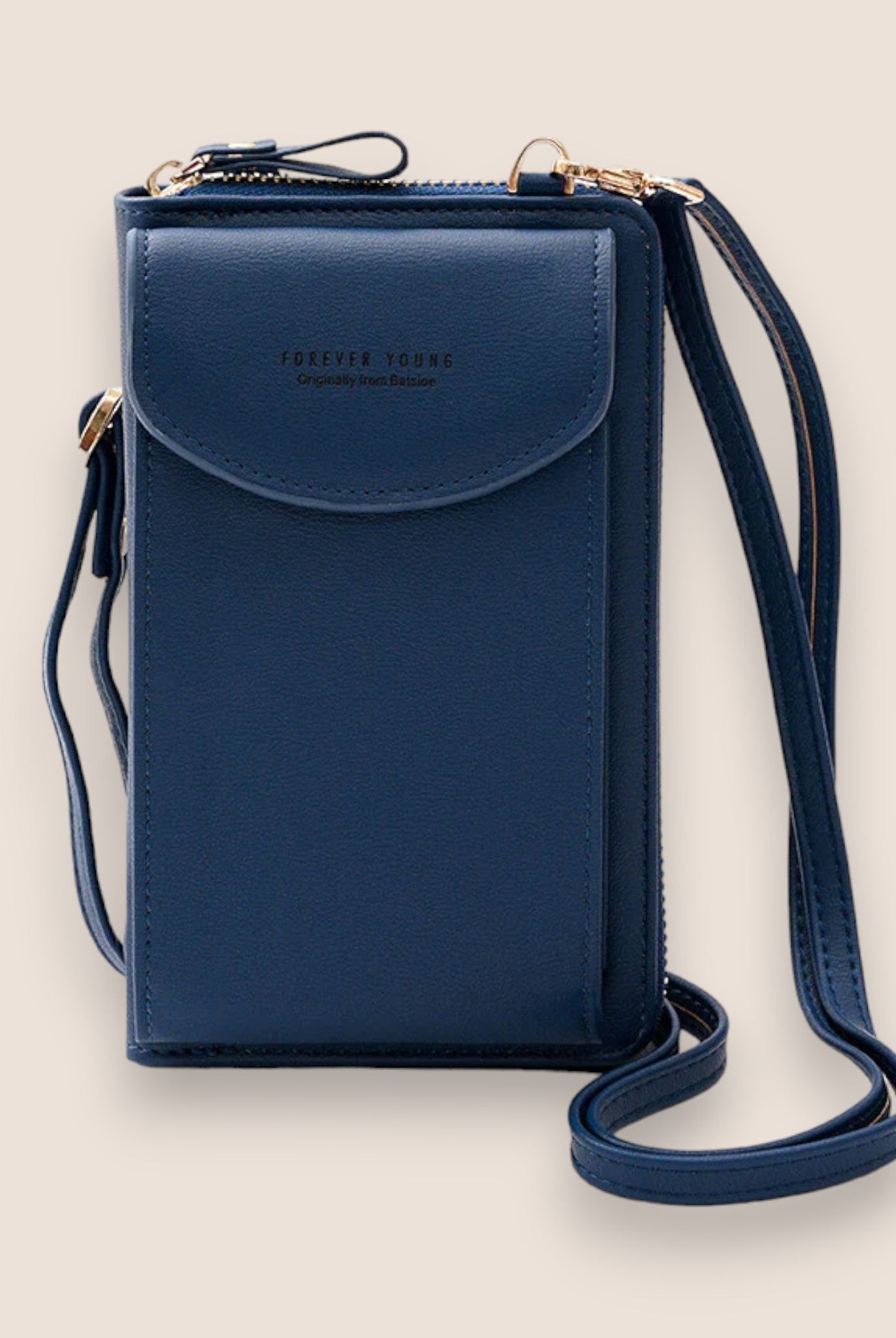Elegant black leather clutch bag with versatile strap from Lumina Wear, featuring sleek design and compact size for stylish occasions.