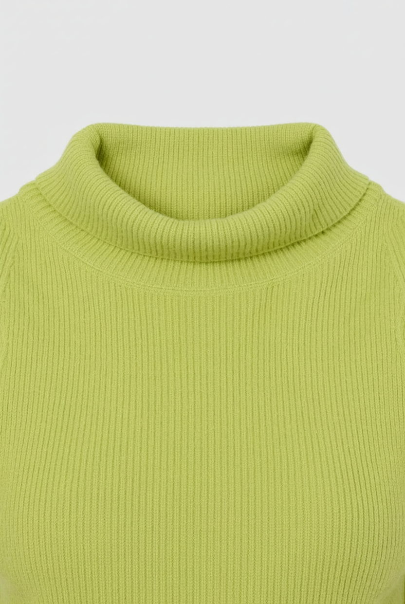 Elegant green knit skirt and top set by Lumina Wear, featuring a flattering fit, perfect for stylish two-piece dress outfits.