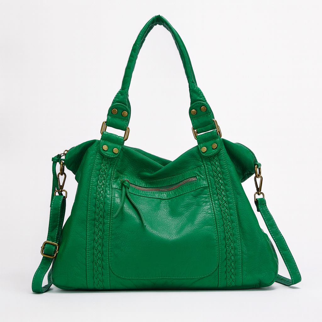 Black Isabella retro-chic unisex school backpack by Lumina Wear featuring a spacious design and stylish retro details.