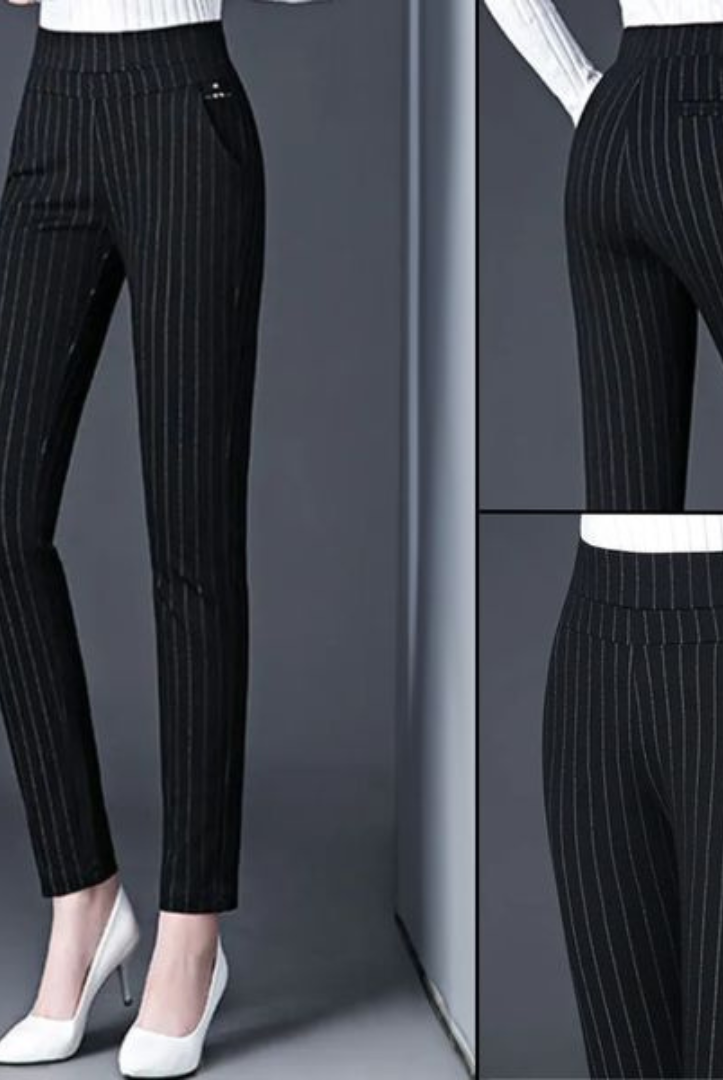 Lumina Wear Isabella sleek high-waist black leggings with faux pockets, fitted and stretchy for active and casual wear.