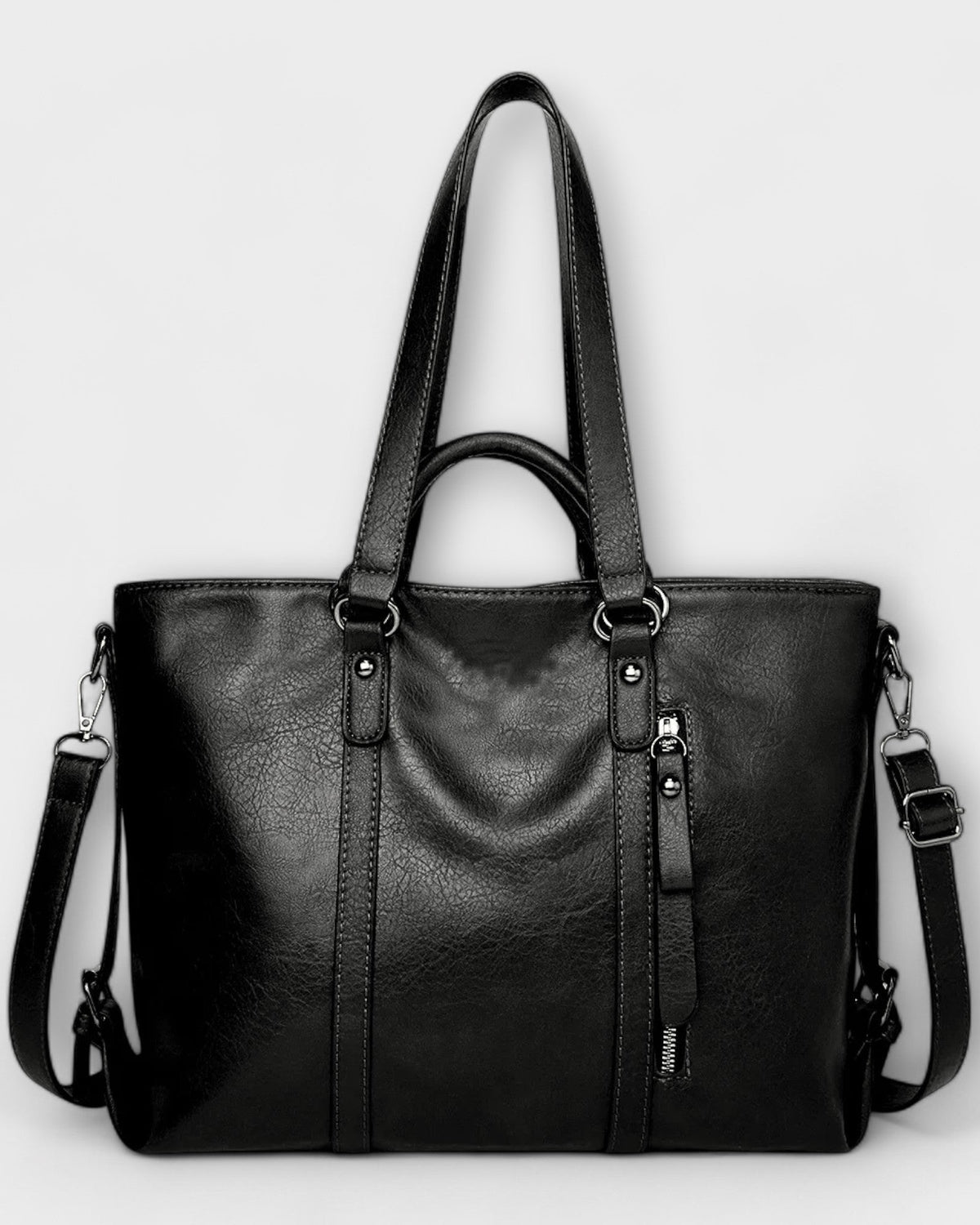 Lumina Wear Isabella soft tote bag in brown, spacious carryall handbag with versatile design and ample interior space.