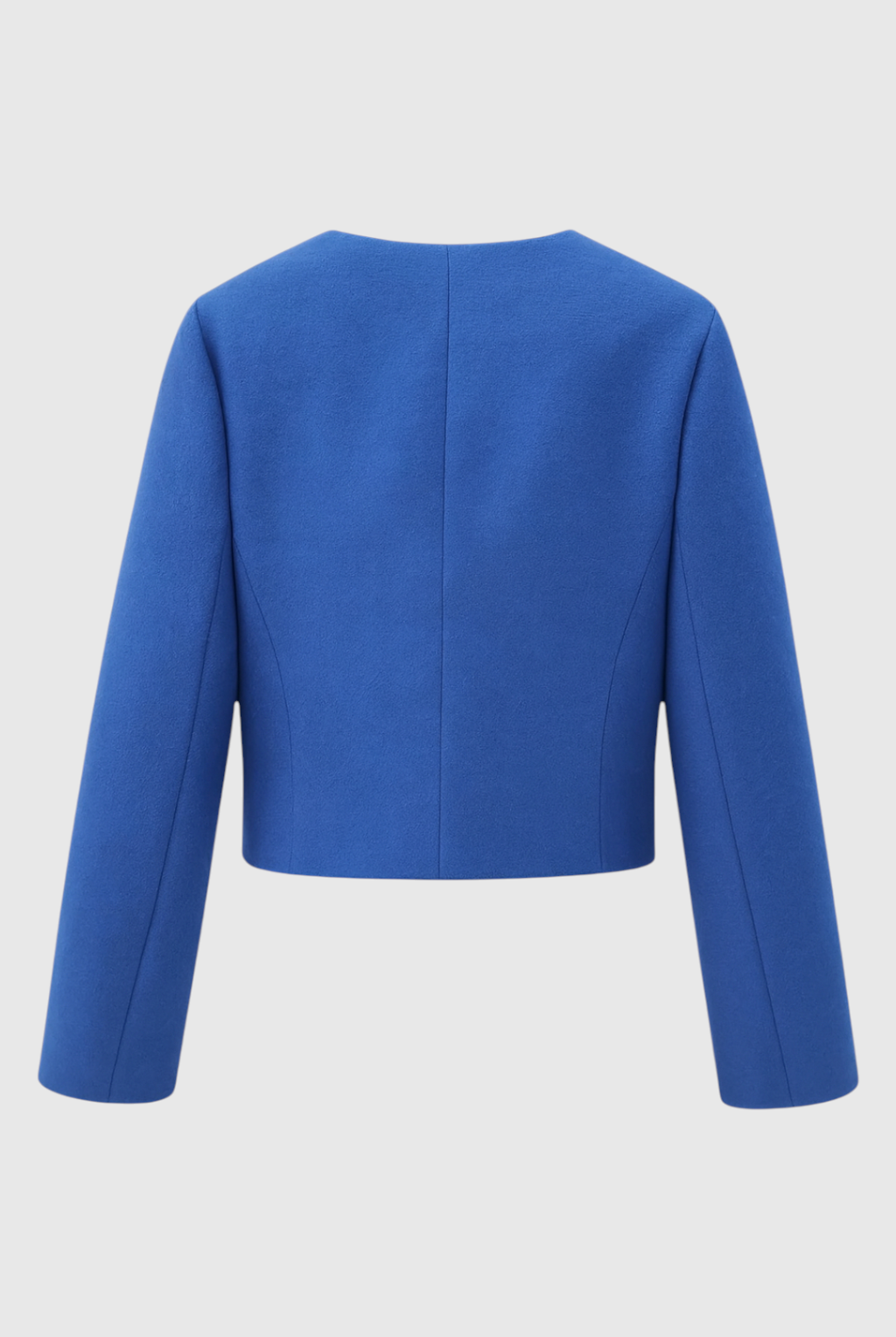 Lumina Wear Isabella stylish blue winter jacket with versatile design, featuring a fitted silhouette and warm, insulated fabric.