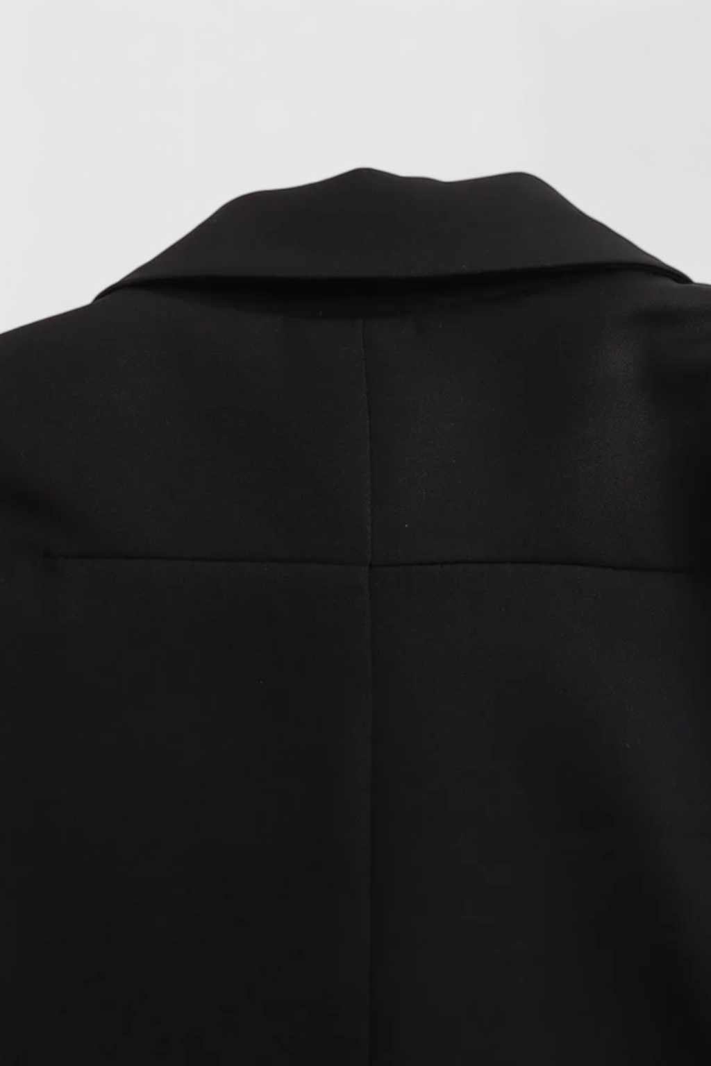 Black Isabella cropped jacket by Lumina Wear, tailored fit for women, stylish and trendy outerwear in a sleek design.