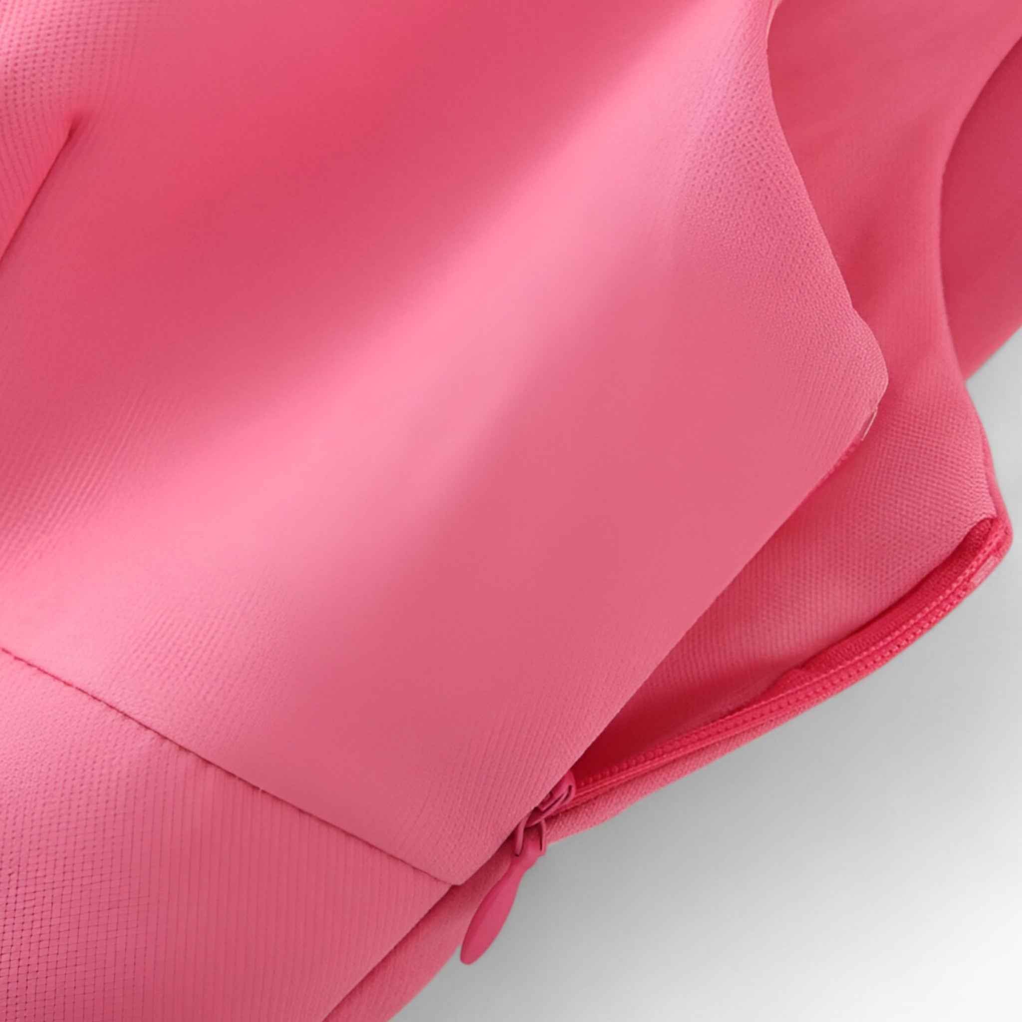 Vibrant pink cami top with playful bow detail from Lumina Wear, featuring a sleeveless design and lightweight fabric.