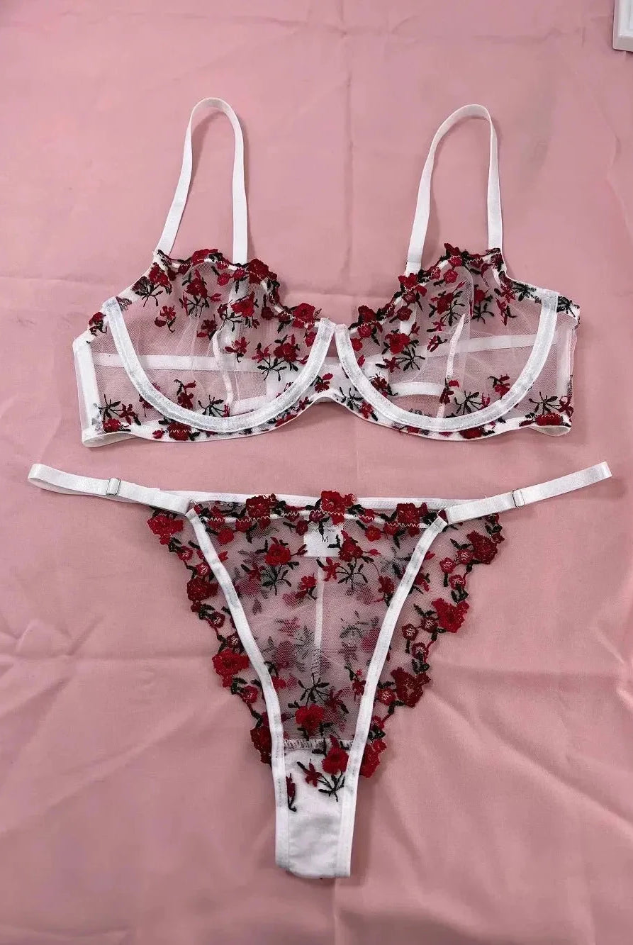 Juliet | Floral Lingerie set - Lumina Vancouver