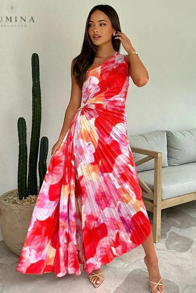 Katie | Pleated Summer Dress (Almost sold out) - Lumina Vancouver