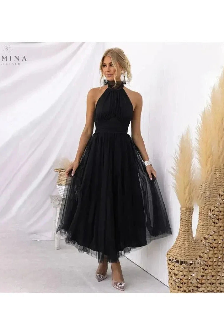 Kaylee Fairy Dress by Lumina Wear in creme, elegant evening dress with fairy-inspired design, perfect for wedding guests.