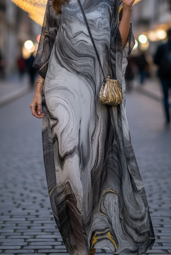 Yellow Laura chiffon dress by Lumina Wear featuring a flowing, elegant design perfect for special occasions.