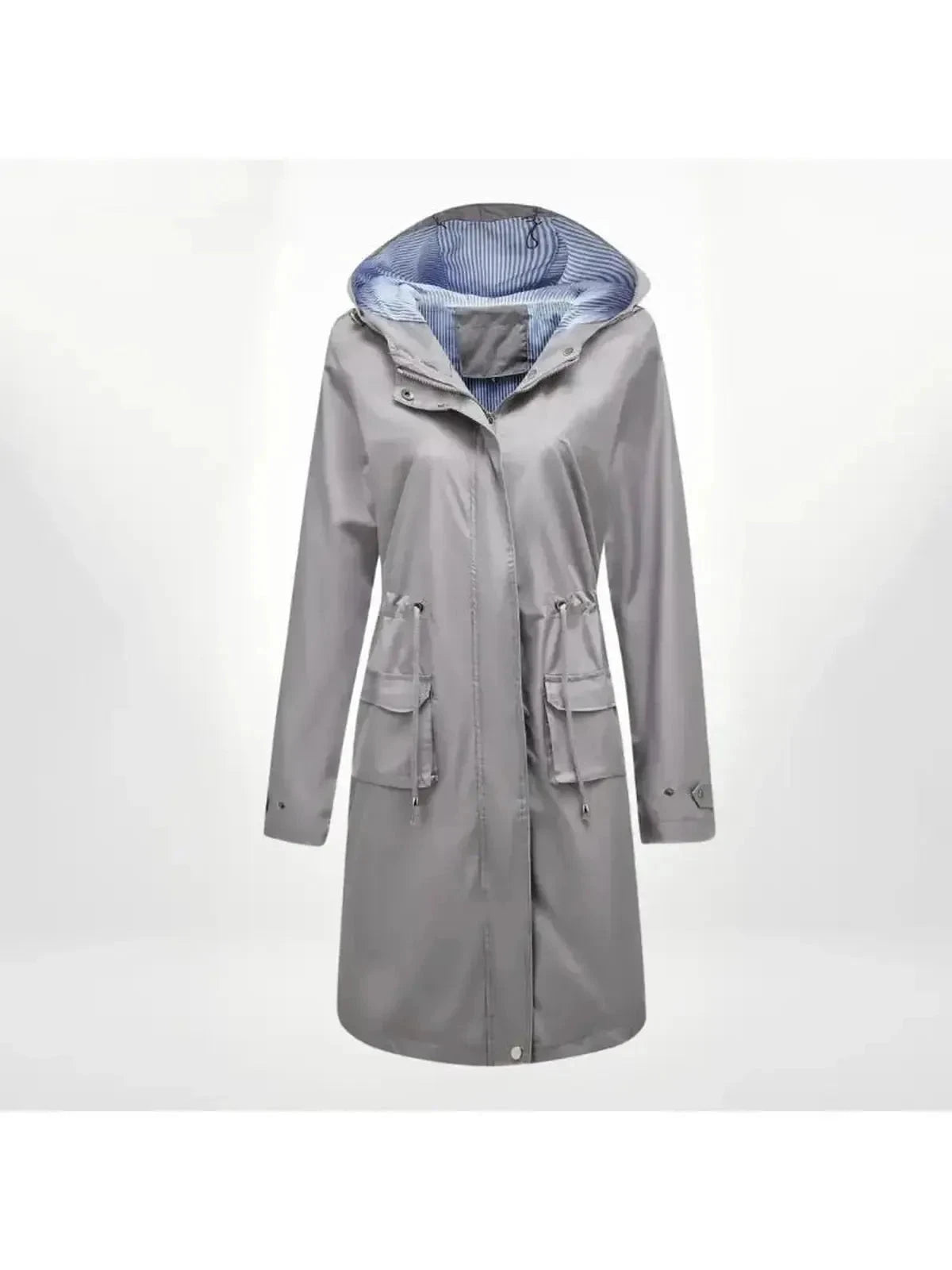 Lizaya | Elegant Trenchcoat Drawstrings