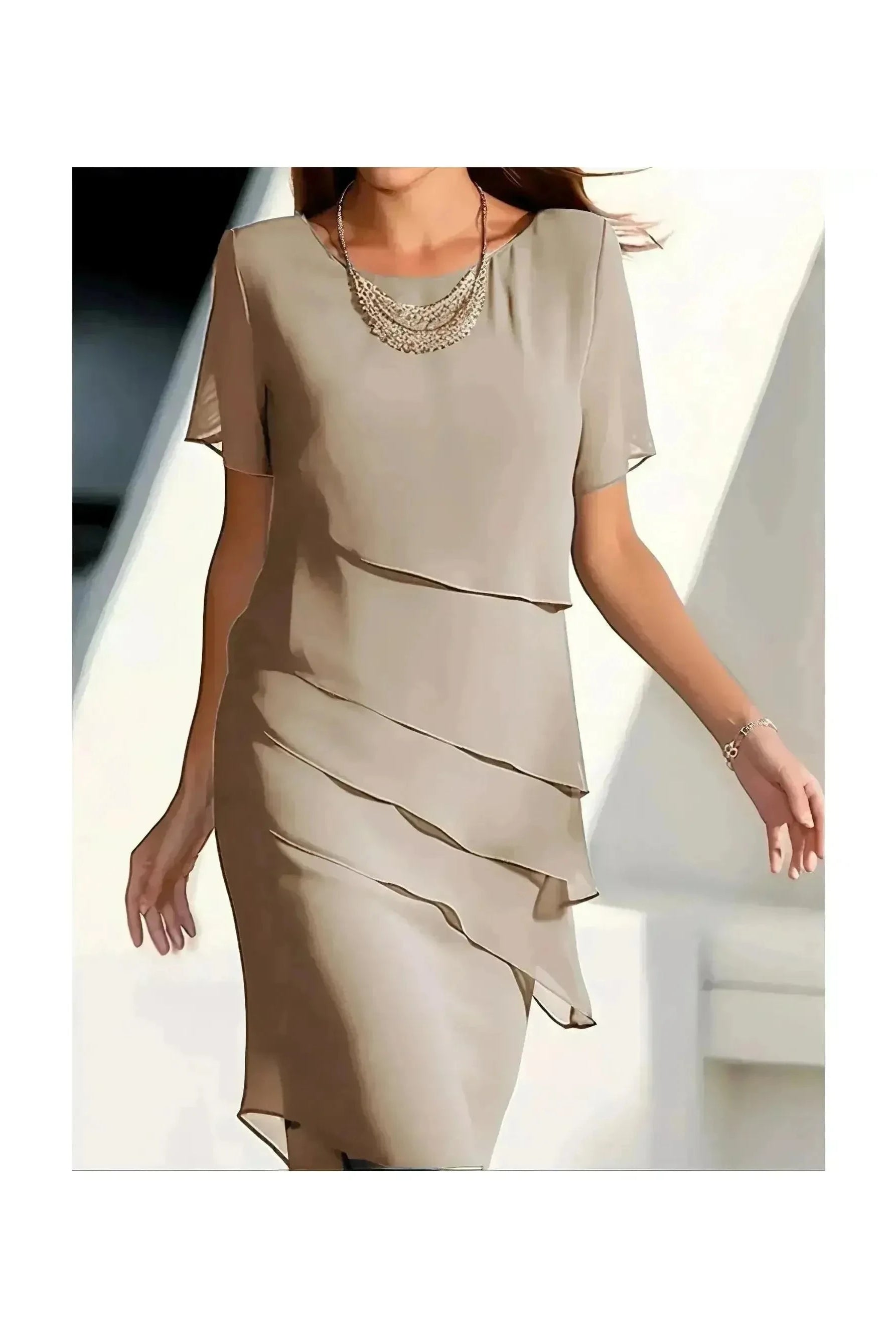Becci | Elegant Dress with Tummy-Flattering Design