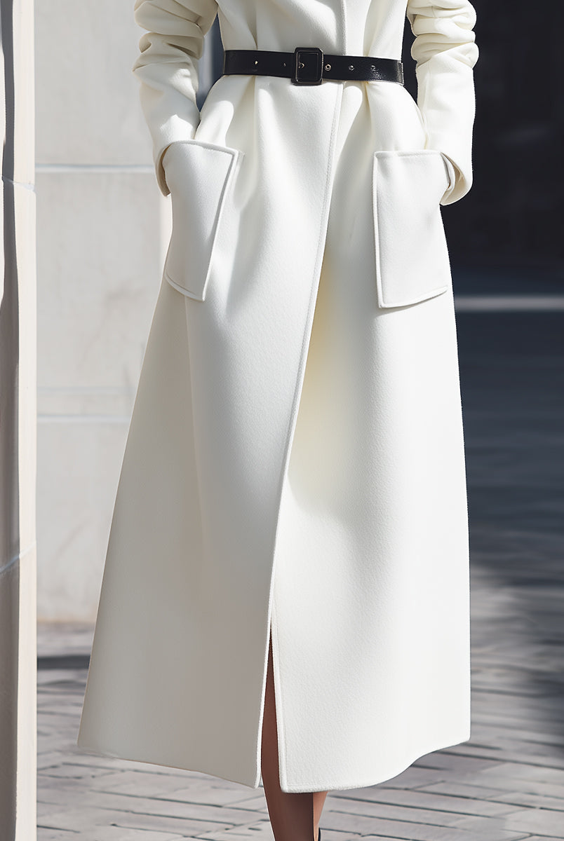 Elena | Belted Wool Coat - Lumina Vancouver - Lumina Vancouver