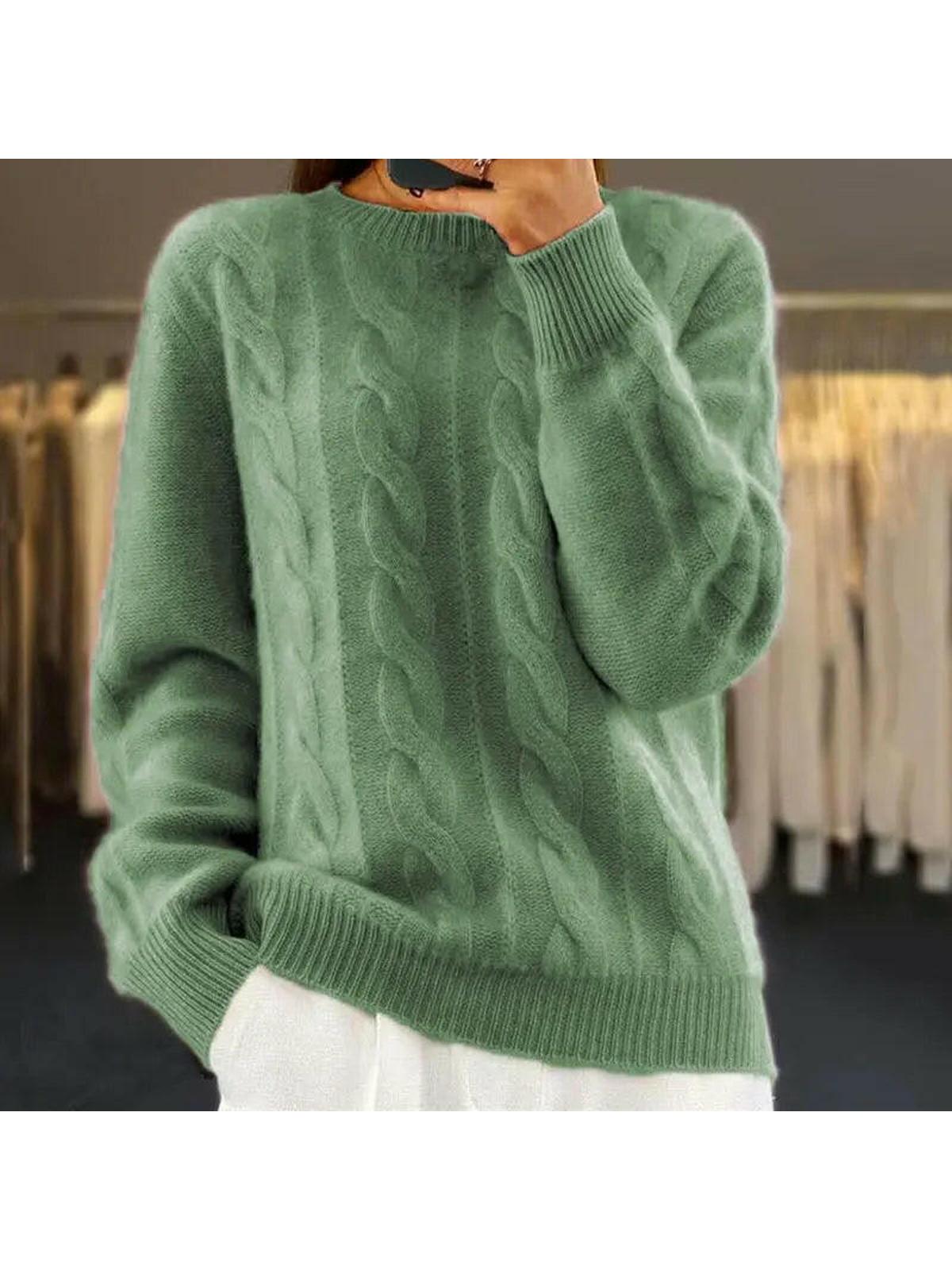 Beige Lumina Vancouver Camila elegant knit sweater, showcasing a cozy, stylish end sale sweater with a fitted design and ribbed texture.