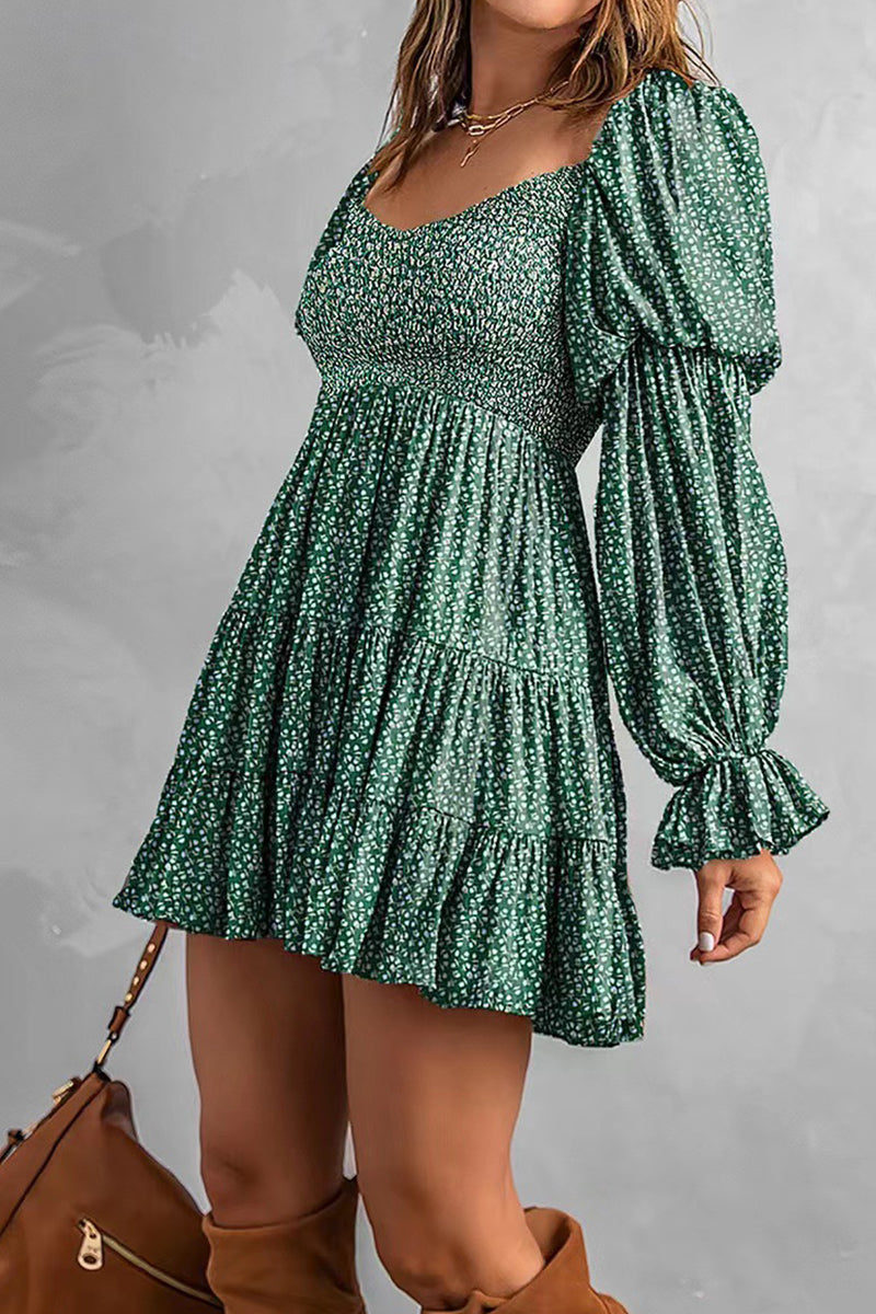 Lumina Vancouver Avalyn off-shoulder mini dress in apricot color, stylish and fitted for casual or party wear.