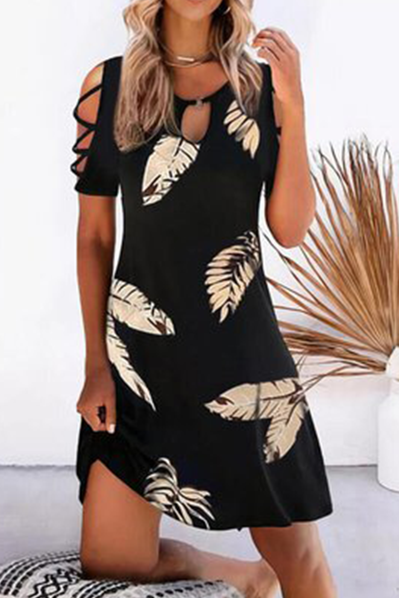 Blue Lumina Vancouver Vieno Bloomfield A-Line Mini Dress featuring a stylish, fitted silhouette and elegant design.
