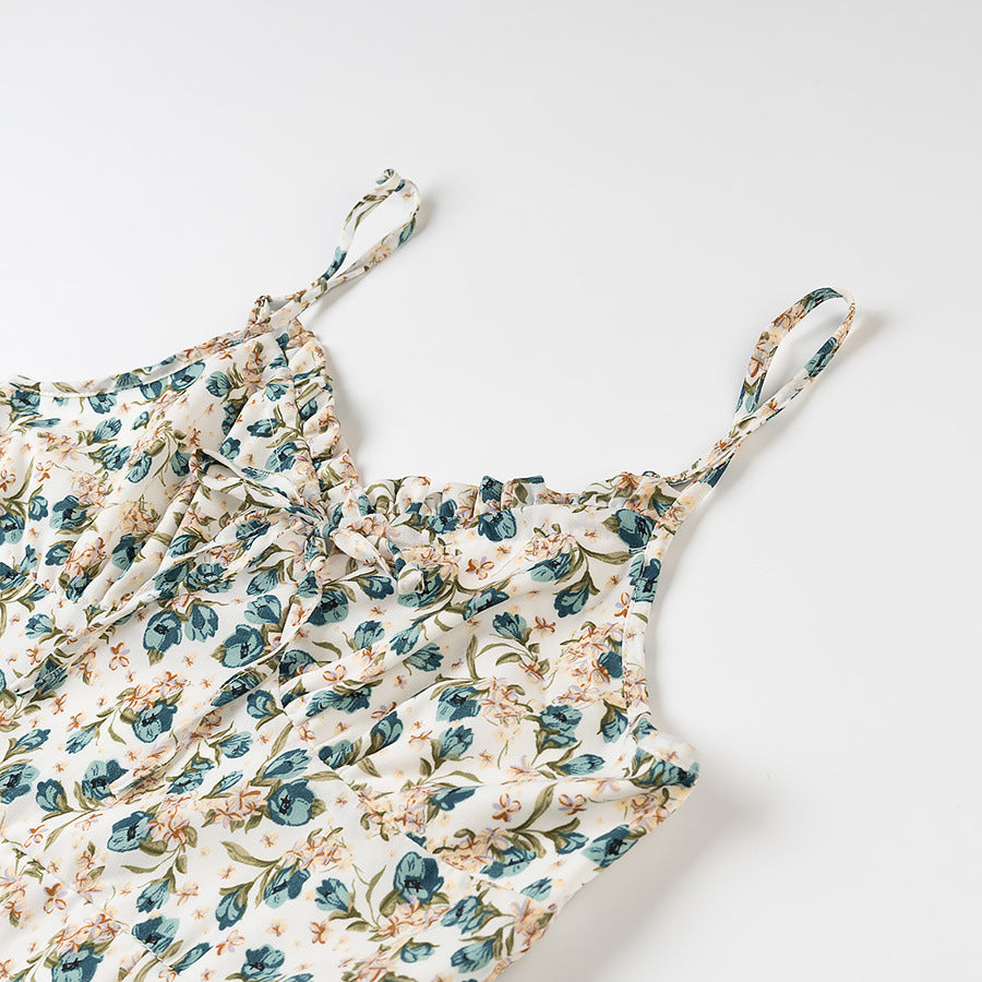 Lumina Vancouver Gardenia Whisper Blossom mini dress in milky white, featuring delicate floral details and a flattering fit.