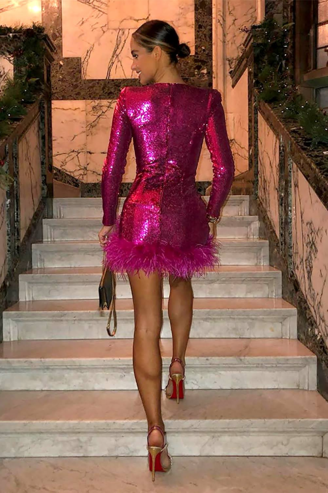 Aurora | Sequin Embellished Mini Dress - Lumina - Lumina Vancouver